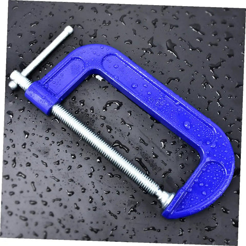 Heavy Duty 4 Inch Woodworking G Clamp With Quick Release Table Mount For Secure Workholding In Carpentry And Woodworking Projects A Solid Clamp That Delivers Strong Grip And Precise Results