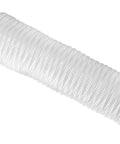 Paracord 550 Nylon Rope For Camping And Hiking, A Real Workhorse Utility Cord, White, Quarter Inch Thick By Eighty Feet, Coiled