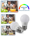Super Bright 5W LED Refrigerator Light Bulb With E26 Base 120V 5000K Daylight Not Dimmable Replaces 40W Incandescent No More Dark Corners