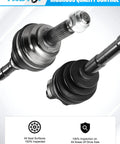 2 Pack Front CV Axle Shaft Assembly For Toyota Yaris 1.5L 2006 2007 2008 2009 2010 2011 2012 2013 2014 Driver And Passenger Side NCV69451 NCV69452 66 5277 66 5278 OEM Compatible, two CV axle shafts with boots