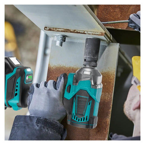 Gangsqd Cordless Impact Wrench With Brushless Motor Offers High Torque And 12 Inch Chuck For Tough Jobs Compact Design Makes It Perfect For Diy Enthusiasts And Pros Needing Reliable Performance On The Go