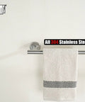 Stainless Steel Towel Bar 18 Inch Usable Length With Thick 0.8mm Tube And 2mm Posts Brushed Finish Wall Mount Rack For Bathroom 304