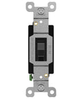 Four Way Toggle Light Switch 15 Amp Wall Switch Black, built tough for homes and small offices