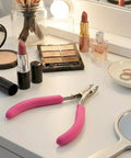 Two Pack Cuticle Nippers And Cutter Set With Pro Grade Ultra Sharp 4mm Jaws Non Slip Comfort Grips Leather Travel Case
