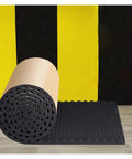 Heavy Duty Self Adhesive Soundproofing Foam Sheet, 3CM Thick Acoustic Insulation Roll, showing a rolled mat and flat texture.