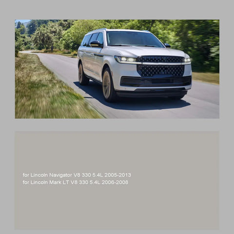 Silver Lincoln Navigator driven on scenic road with trees