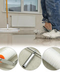 Self Leveling Cement Tool Kit With 9 Inch And 20 Inch Spike Rollers, Scraper, And Spiked Shoes For Cement, Mortar And Floor Leveling