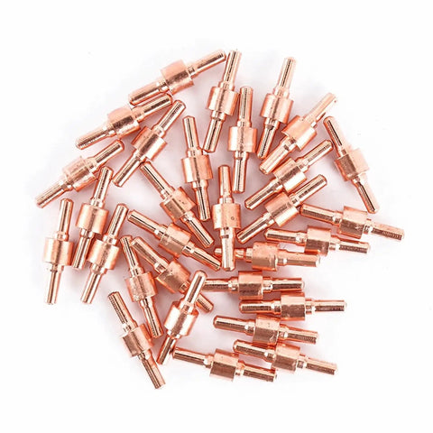 Top Tier Plasma Cutter Consumables And Spares Kit With 100 Electrodes Plus Nozzles For PT31 CUT30 40 50 Torch copper electrodes set