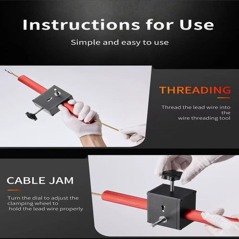 Wall Wiring Machine For Easy Cable Threading And Hidden Pipe Runs Automatic Wire Puller Tool with threading instructions