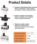 Slide Switch Kit 120 Pieces Micro Mini 3 Pin 2 Position 1P2T SPDT Toggle Switches For On Off DIY Projects details overview