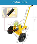 Panel Dolly Heavy Duty Mobility Tool For Easy Haul Of Drywall And Heavy Equipment 400 Kg Load Capacity with dimensions