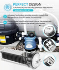 Salt Cell Replacement Kit For Nature2 Fusion Soft FSOFT700 Water System Fits Pools Up To 12,000 Gallons Includes O Ring And Replacement Parts