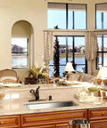 Modern kitchen with Medallion Gourmet Series Undermount Stainless Steel Kitchen Sink, large single bowl, satin finish