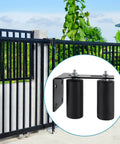 Slide Gate Guide Roller With Two And A Half Inch UHMW Nylon Wheel And Beefy Steel Bracket, Adjustable Gate Support Assembly