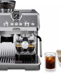 Straight Up The Ultimate Barista Style Espresso Coffee Machine Featuring A Built In Conical Burr Grinder Eight Precision Grind Levels And A Badass Steam Wand Nailing Fresh Cold Brew And Double Shots Every Time You Wanna Get That Daily Grind with espresso shots and drinks