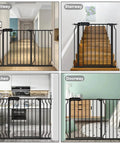 Walk Through Baby Gate For Stairs Expands From 29 To 34 Inches Wide in various home areas