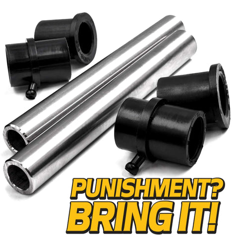 Heavy Duty Switch Two Kit Upgrade For Stainless Steel Front Wheel Spanner 750 04775A And Bushings 741 0990B 741 0516B Fits Cub Cadet Craftsman MTD Troy Bilt White Yard Machine Yardman Columbia RedMax Bearings stainless axles and bushings