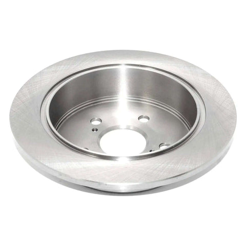 Rear Solid Brake Rotor With Forged Flange For A Precise Fit ABS Signaling Multi Lip Seals For Water Debris Protection Beefy Bearing Design For Smooth Wobble Free Operation Induction Hardened Raceways For Long Lasting Performance - front view