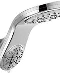 HydroRain H2Okinetic 5-Setting Two-in-One Shower Head and Raincan Combo Chrome Finish Dual Operation for Shower Head or Raincan
