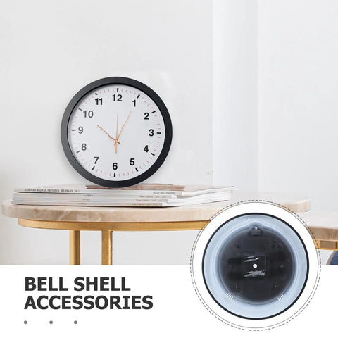 Quartz Wall Back Cover For 12 Inch Round Clock Replacement Rear Panel Shell And Backplate on table