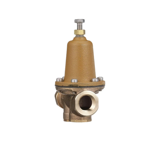Lead Free Three Quarter Inch Water Pressure Reducing Valve With Solder Union Outlet And NPT Female Outlet Polymer Seat