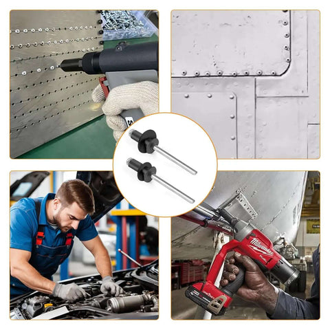 Go-To 900 Pcs Black Pop Rivets Assortment Kit With Washers For Metal And Automotive Projects installation and usage examples.