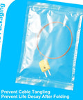 High Accuracy Type K Thermocouple Probes 3 Pack, 1 Meter Long, Fast 0.5 Second Response, Range -40C To 480C, Rugged Pro Grade Fiberglass Sheath