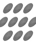 Pack of 20 Round Graphite Block Disk Ingot High Purity Graphite Electrode Plate Sheet 22x1mm for Melting and Electrolysis