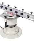 Beefy Six Inch Surface Grinder And Cutter Sharpener With Adjustable Angle Head showing adjustable head and cast iron base.