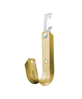 Built Tough Heavy Duty Metal Cable Support Batwing J Hook Hangers With Bat Wing Clip, showing gold metal hanger with clip detail.