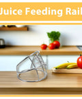 Heavy Duty Guide Rail Assembly for XC2000e Orange Juicer Replacement Part, Sliding Feeding Track for Smooth Juice Transfer, No Spill, Durable, Easy Clean, Home Kitchen Juicing Equipment Accessory stainless steel guide rail