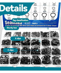 Massive 900 Piece Carbon Steel Snap Ring Set With 24 Sizes C And E Type Retaining Rings Spring Circlips Kit For Auto Parts Repair And DIY Mechanical Fixes, organizer box