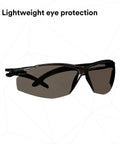 SecureFit 500 Series Safety Glasses 20 Pack for Everyday Work, ANSI Z87 Impact Rated with Anti Fog Anti Scratch Gray Lenses