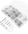 Premium 200Pcs Compression Spring Assortment Kit With Stainless Steel Springs For Home Repair And DIY Projects Featuring Durable Tension Springs For Mechanical Tasks And Versatile Hardware Fixes You Need, stainless steel spring box