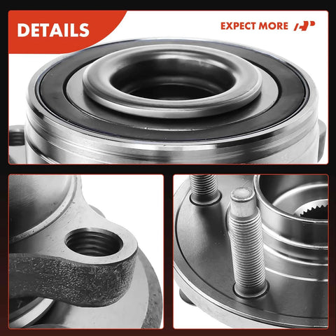 Front Or Rear Wheel Bearing Hub Assembly With 5 Lug Fitment For Ford Explorer close-up details and components visible