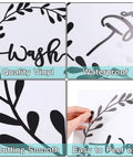 Laundry Room Wall Decal Set Of 3 Vinyl Stickers Wash Dry Laundry Quote Art showcasing quality vinyl and easy peel application.