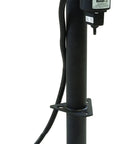 12 Volt Electric Trailer Jack For RVs And Trailers, 3500 Lb Tongue Weight, close-up with pre wired 7 way connector