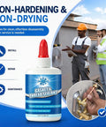 60 Ml HVAC Gasket And Thread Sealant Pro Grade Non Hardening Gasket Sealer For AC And Refrigeration Installations Seal Flare Fittings