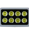Beefy 400W LED Flood Lights With 40000lm, 6000K White, front view of durable aluminum housing with glass lens