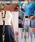 Heavy Duty One Inch Swivel Snap Hooks For Keys And Gear Sixty Pack shown in various colorful keychain designs for daily use.