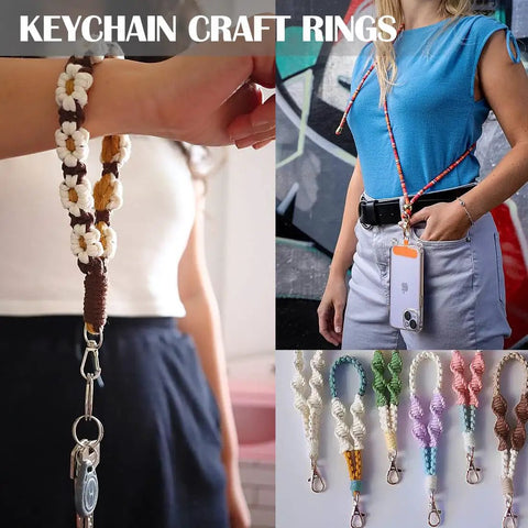 Heavy Duty One Inch Swivel Snap Hooks For Keys And Gear Sixty Pack shown in various colorful keychain designs for daily use.