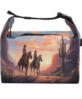 Cowboy Themed Insulated Lunch Bag With Huge Capacity And Grab And Go Design Keeps Food Fresh All Day Leakproof Reusable