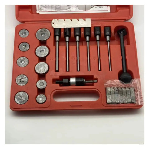 Get Your Ride Running Smooth Again With This Awesome Universal Valve Seat Repair Tool Including Boring Machine And Joystick For Fast Manual Family Car Fixes, red case