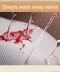 Slick Portable Laundry Wash Cup For Travel And Business Trips Compact Clothes Cleaner removes blood stains from fabric.