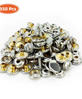 Heavy Duty Marine Grade Stainless Steel Boat Snap Fasteners Kit With 350 Pieces And 100 Sets Including Three Eighths Inch Snap Buttons