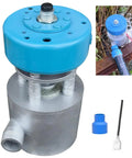 Portable 500W Micro Hydroelectric Generator For Outdoor Power Supply Off Grid Ready 110V/220V Water Turbine With Blue Connectors Mini Hydro Power Station For Camping Home Backup Computer And TV Lighting