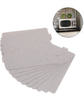 10 Pack High Temperature Mica Sheets For Microwave Ovens Heat Resistant Waveguide Cover and Insulation Shield
