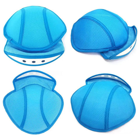 Hard Hat Sweatband Liner With Breathable Air Mesh Cooling Top Pad, Washable Microfiber Soft Cotton Sweat Absorber Towel For Construction Helmets