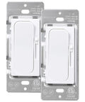 0-10V LED Dimmer Switch For Dimmable Panels And Linear Lighting, Single-Pole Or 3-Way, 120-277V, ETL Listed, Pack Of 2