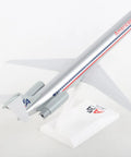 American Airlines MD-80 Model Airplane Kit 1:150 Scale With Snap-Fit Assembly And Display Stand Old-School AA Livery